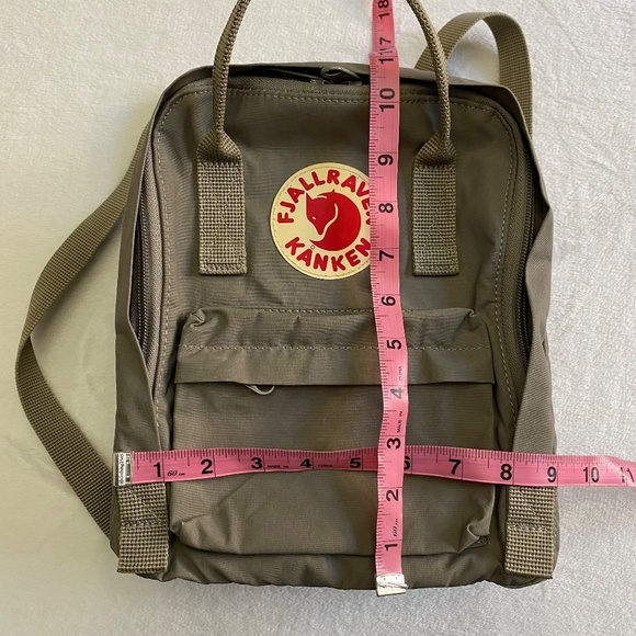 Fjallraven Kanken Mini Backpack Purse, Army Green - Picture 9 of 13